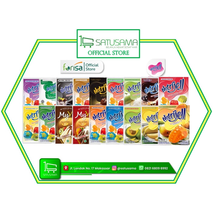 

Ready Stok" Nutrijell Per Sachet - Nutrijell