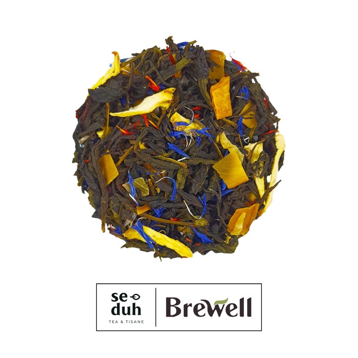 

TROPICAL GREEN Tea Blend - Emerald Green Tea with Pineapple and others