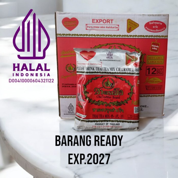 

Thai Tea Chatramue 400 gram x 12 pcs (1 dus)