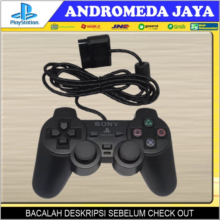 TERBARU Stick PS2 Ori Pabrik Hitam ELITE