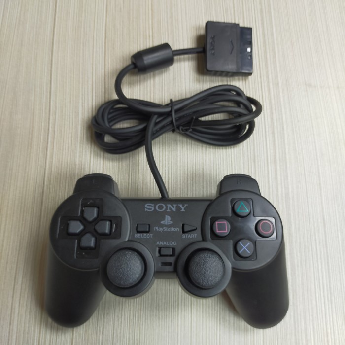 TERBARU Stik Stick PS2 Sony Getar Dualshock - Best Quality - Hitam