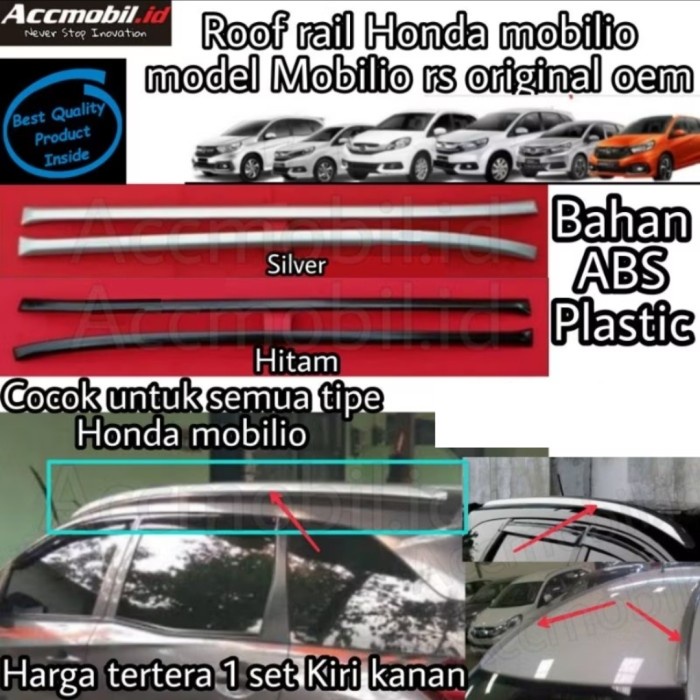 ROOF RAIL HONDA MOBILIO MODEL MOBILIO RS ORIGINAL OEM ROOFRAIL