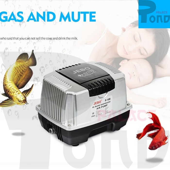 Jebo P 100 Pompa Udara Aerator Kolam