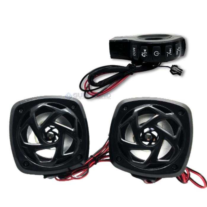 Speaker Spion Motor Lagu Bluetooth MP3 Music Player Radio FM USB SD Card Bass