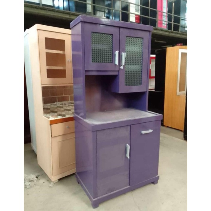 LEMARI SAYUR / LEMARI DAPUR / RAK PIRING KAYU NIMALIS 2 PINTU