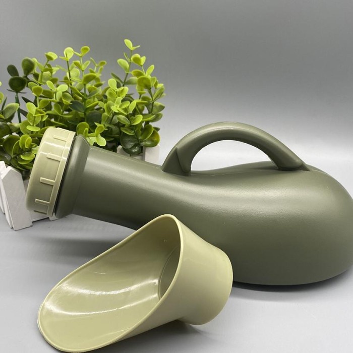 Urinal Pispot Laki Laki Plastik Pipis Dewasa Pria Wanita Tempat Urine Dengan Tutup