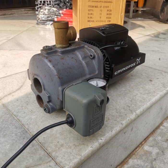 pompa air jet pump grundfos jd basic jdbasic 4 made in italy bagus