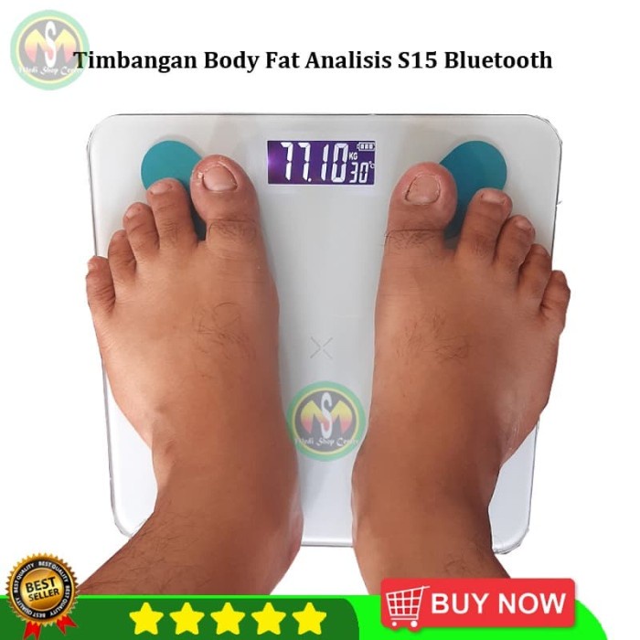 Timbangan Badan Digital Body Fat Monitor Body Fat Analisis Accutare