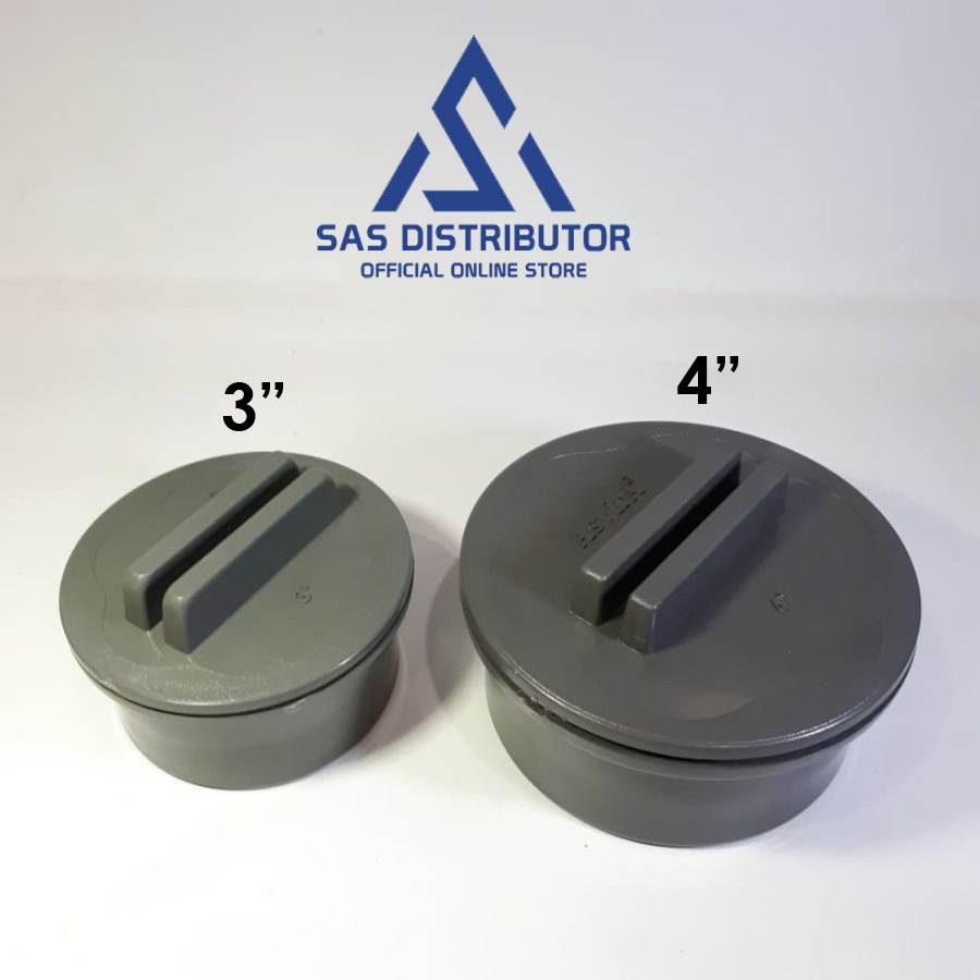 Hjk Clean Out 3" inch PVC Asvira / CO 3 inch / Tutup Septic Tank / Dop Septitank / C O