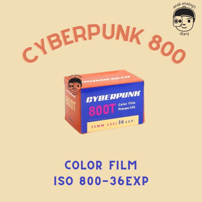 Cyberpunk 800T Roll Film 135mm ISO 800 36exp Color Film