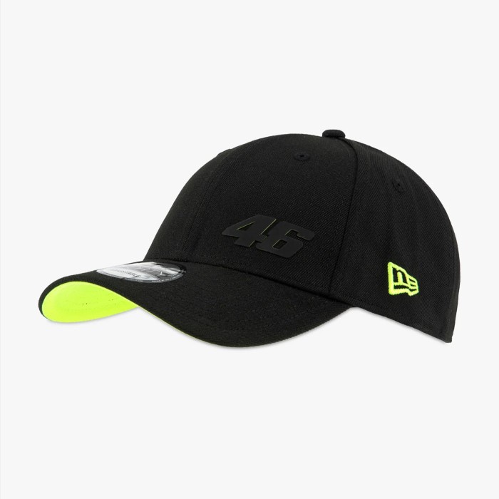 VR46 Valentino VR Rossi Repreve Black 9FORTY CAP. Topi Unisex