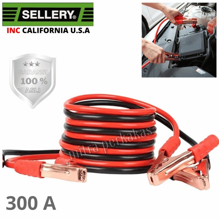 Terlaris Kabel Jumper Aki Mobil / Alat Jemper Aki 300 Amper Sellery U.S.A.