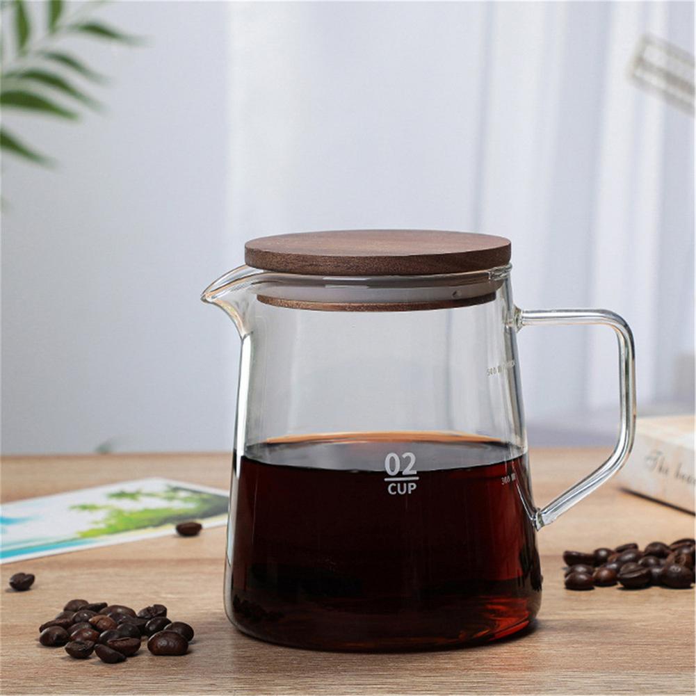 Teko Kaca 300/500ML Teko Kopi Buatan Tangan Kompor Gas Kompor Induksi Ketel Air Teko Kopi Teko Air T