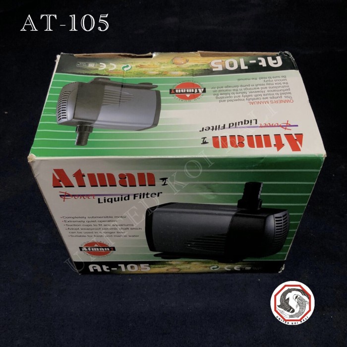 POMPA CELUP ATMAN AT 105 AT-105 POMPA AQUARIUM DAN KOLAM IKAN