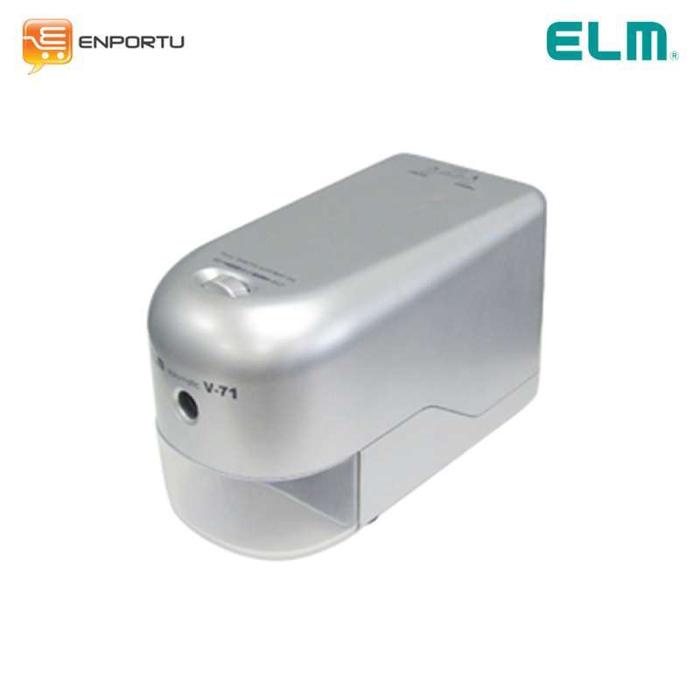 

Elm Electric Sharpener V-71 Silver Kayu Pensil