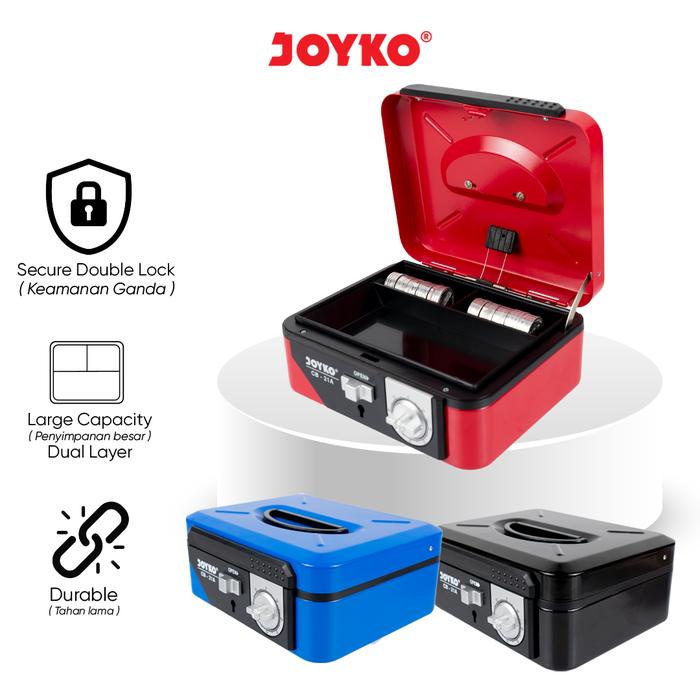

Cash Box Kotak Uang Kotak Kas Joyko Cb-21A