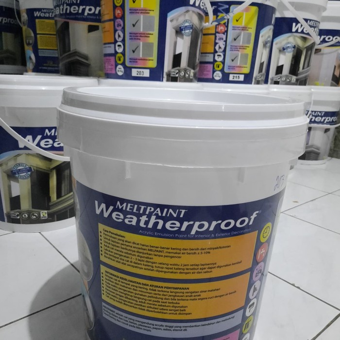 Meltpaint Weatherproof Cat Tembok 20kg Original 100%