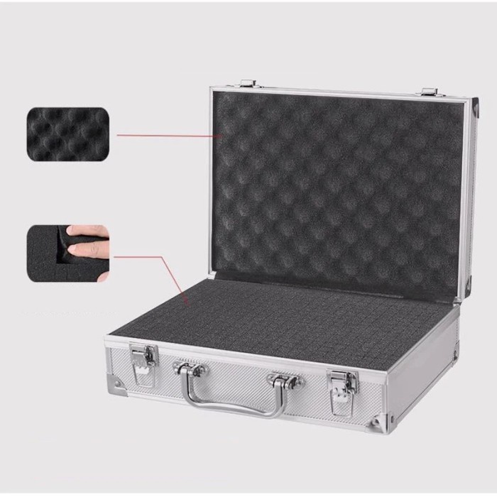 DIY Box Hardcase Koper Multiplex Alumunium + Busa Foam Case Multifungsi Kotak Hardcase Custom
