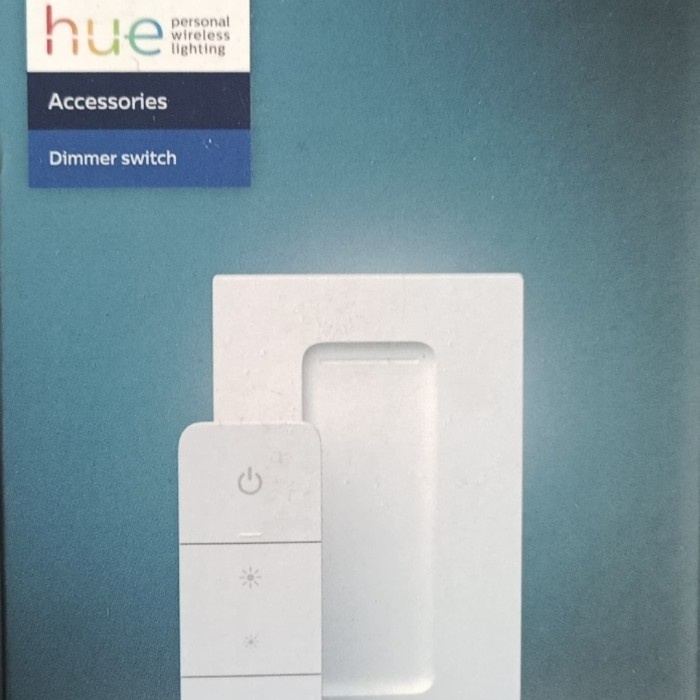 terbaru  philips hue smart dimmer switch - remote control lampu hue - putih original ready