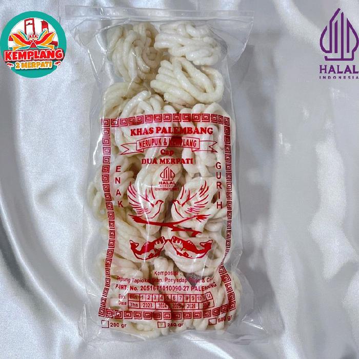 

terbaru !!! paket n isi 5 bungkus @200 gram [sanggul,cipir,usus,peser,kancing] kemplang khas