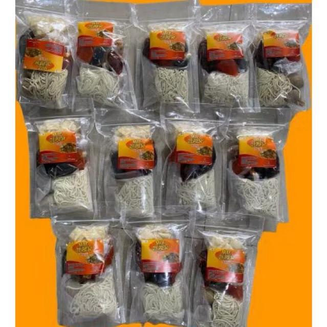 

terbaru !!! mie jebew garut pedas - paket usaha 12 pcs - bawang ready