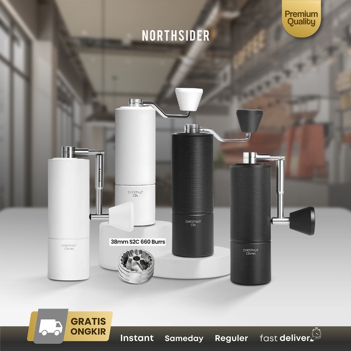 

Timemore Chesnut C3S Series Coffee Grinder Penggiling biji kopi manual