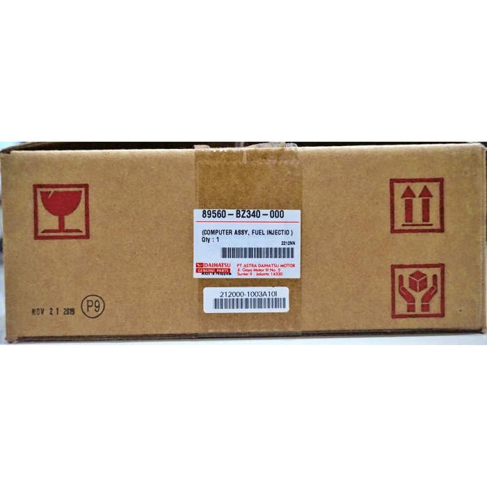 Promo Engine Control Unit Ecu Komputer Avanza Xenia 1.3 Non Vvti 89560-Bz340