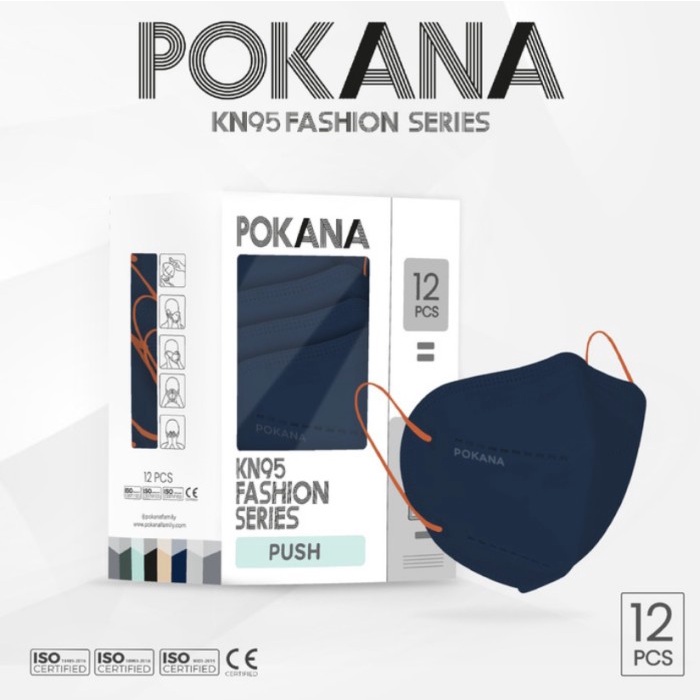 Masker pokana KN 95 - fashion series - 6 ply