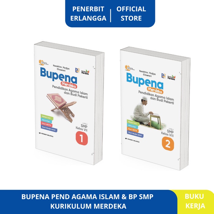 

SALE !!! BUPENA PEND AGAMA ISLAM & BP SMP KELAS 7 8 9 KURIKULUM MERDEKA ERLANGGA READYY