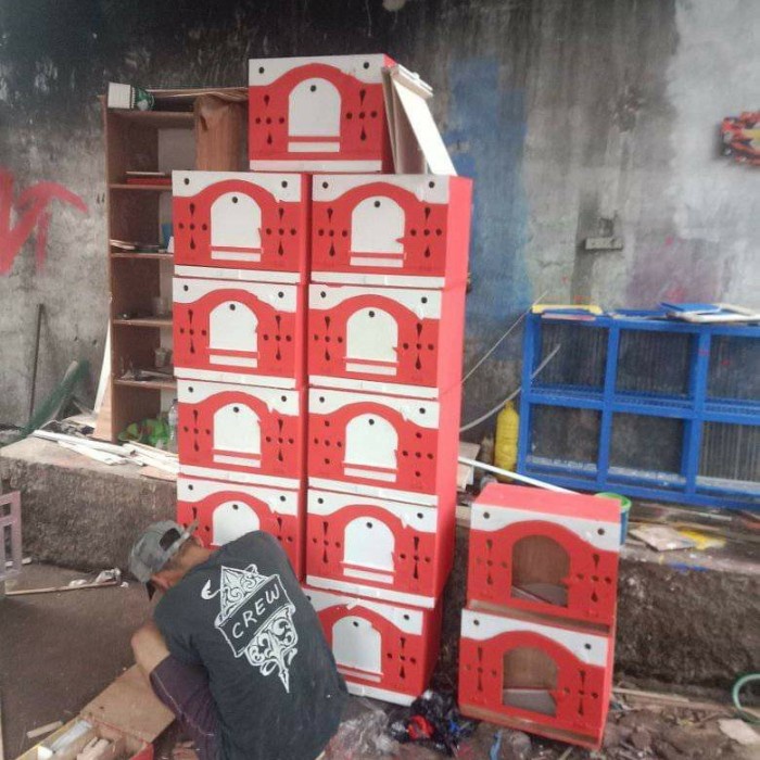 kandang burung merpati dara / kandang macan gupon bupon 9 pintu (2) by berkah kurung creative