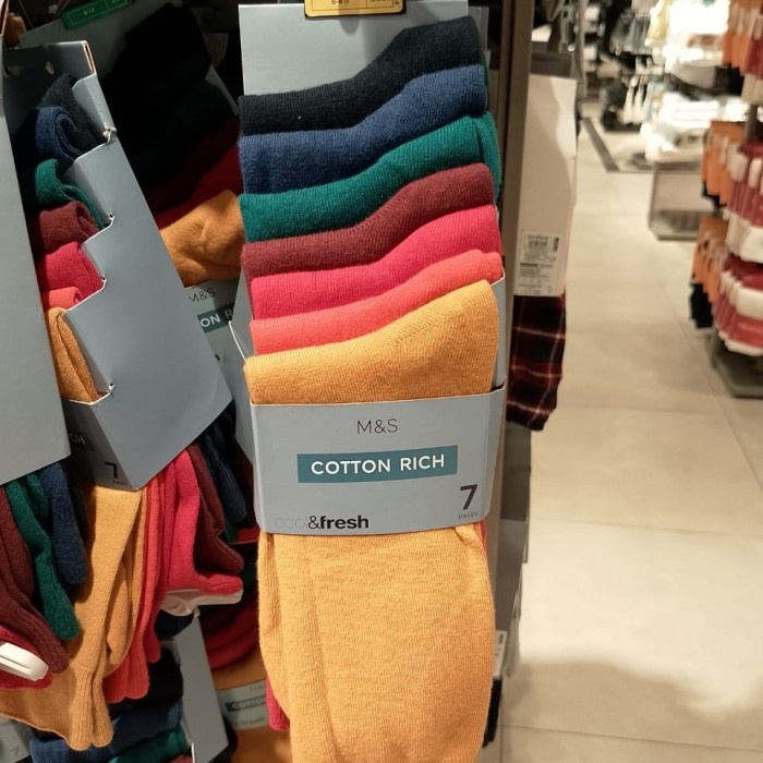 SALE TERBARU M & S KAOS KAKI PRIA / KAOS KAKI MARK & SPENCER TERMURAH / KAOS KAKI TEBAL/ KAOS KAKI