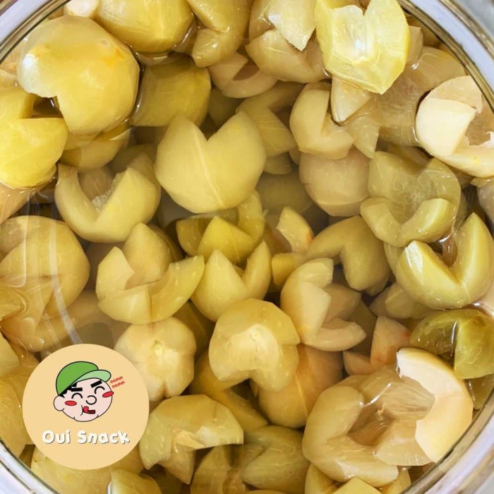 

500Gr Manisan Pala Basah / Asinan Buah Pala Fresh Oui Snack
