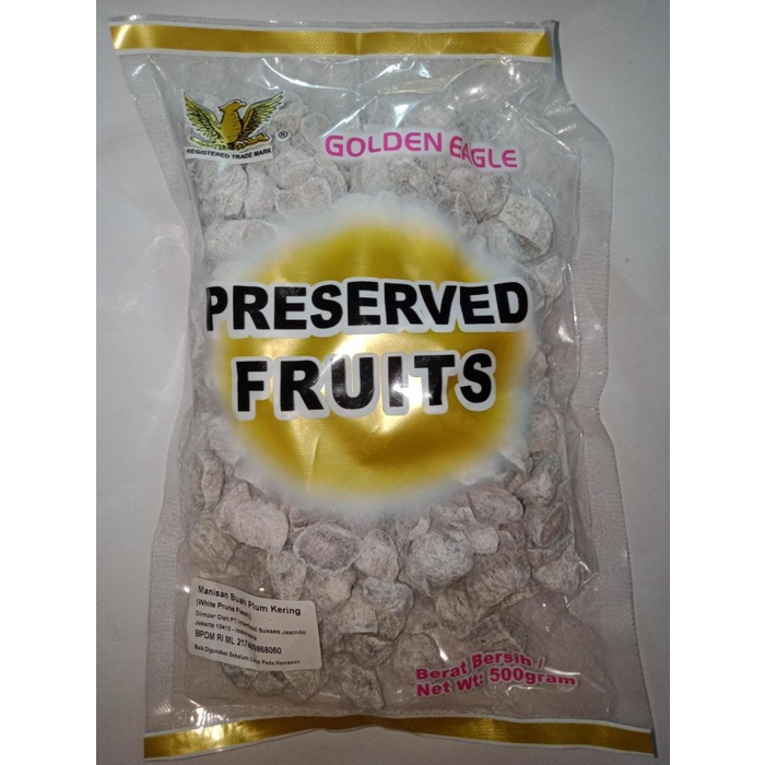 

Golden Eagle White Prune / Red Salty / Preserved Manisan Buah Prune