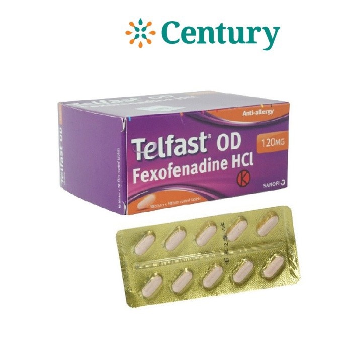 TELFAS OD 120 MG / FEXOFENADINE / RHINITIS / FLU / ALERGI