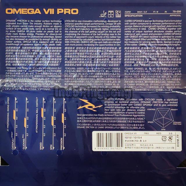 Xiom Omega VII Pro 2.0 - Tenis Meja Pingpong