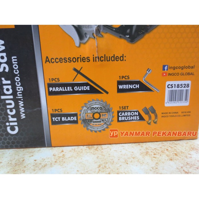 Mesin Circullar Saw Ingco CS18528