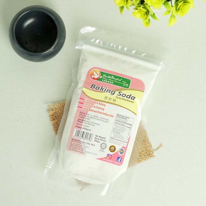 

Ready Stok" Health Paradise Aluminium Free Baking Soda 500G
