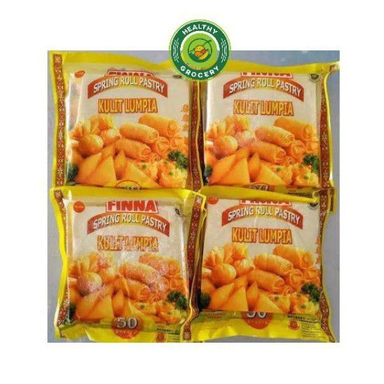 

Ready Stok" Finna Spring Roll Pastry Kulit Lumpia Isi 50 Lembar