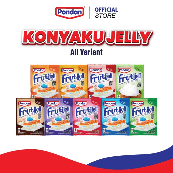 

Ready Stok" (Buy 1 Get 1) Pondan Frutijell Konyaku Jelly 15G