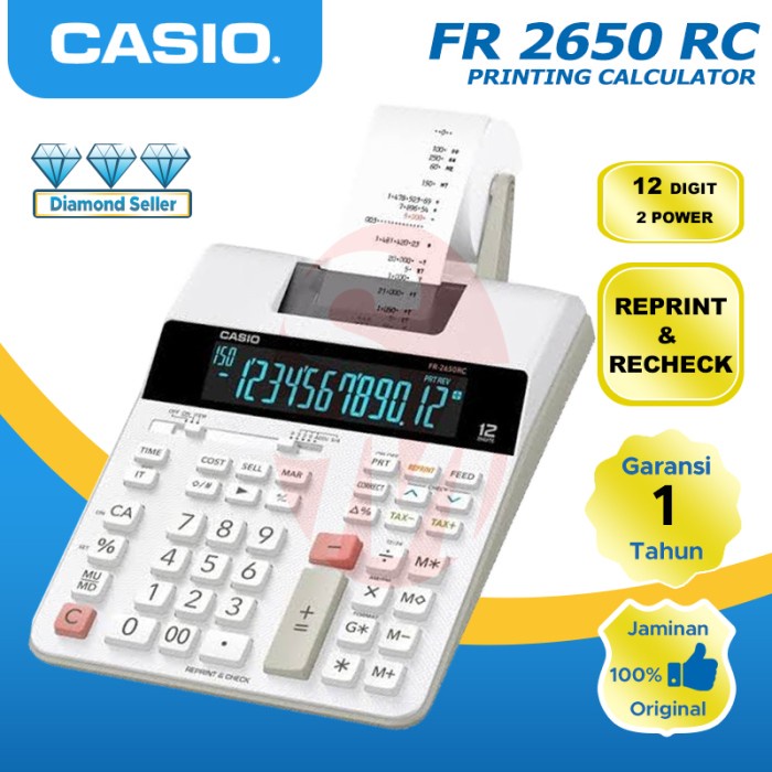 

Kalkulator Casio Fr 2650 Rc