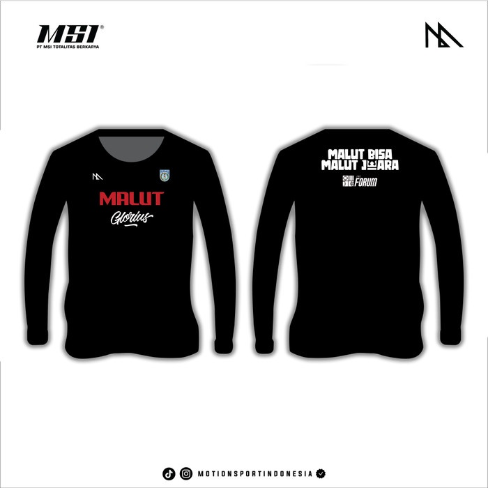 Shooting Shirt Basket MSI - Maluku Utara Black