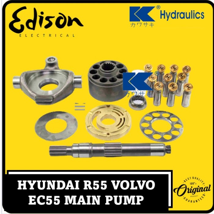 HYUNDAI R55 VOLVO EC55 KOBELCO SK50-5 Block Piston Plate Kawasaki