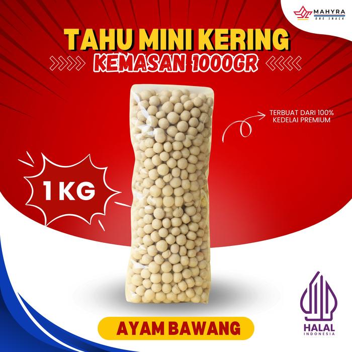 

Tahu Mini Kering Ayam Bawang 1000gr (1kg) Food Kacang Goreng