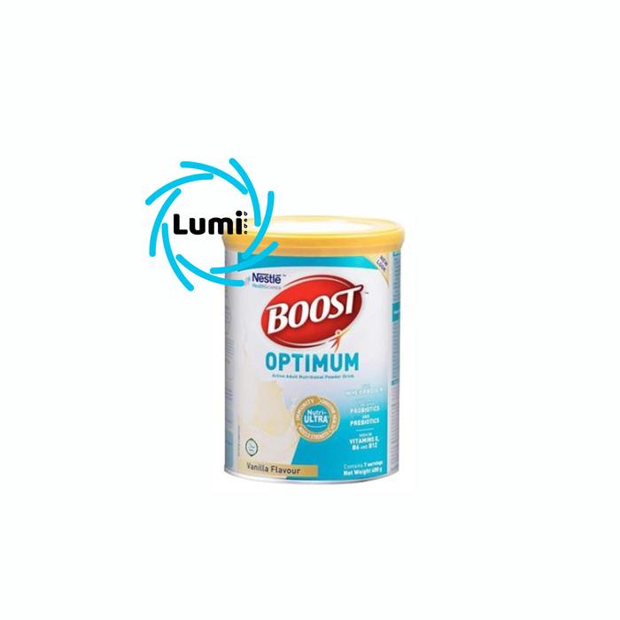 

NESTLE BOOST Optimum Susu Nutrisi Vanila Dewasa dan Lansia 400gr