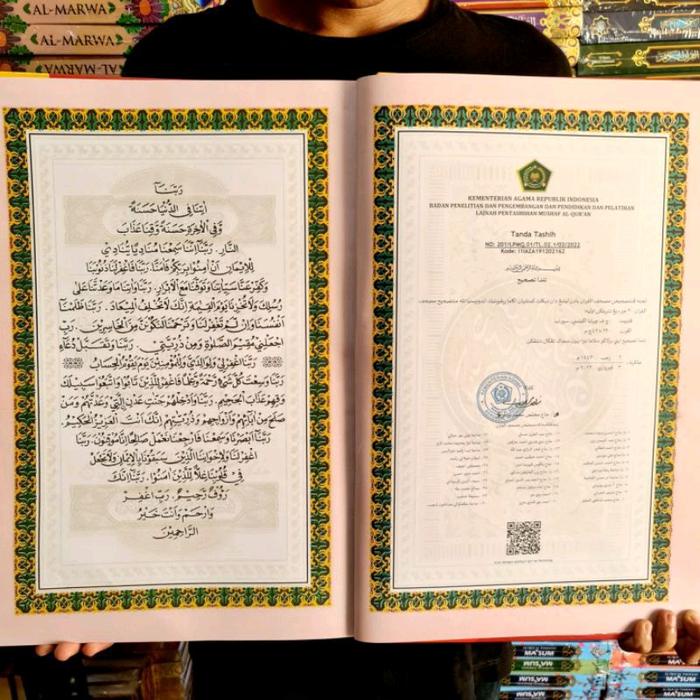 

Viral Al Qur'An Super Jumbo Lansia A3 Hc Packing Aman