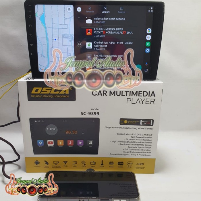 Murah Head Unit Android Osca 9 Inch Nissan Juke