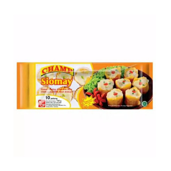 

CHAMP CHICKEN & FISH SIOMAY 180 GR