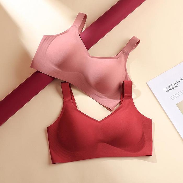 DISKON BRA WANITA TANPA KAWAT PUSH UP SEAMLESS BUSA POLOS BH WANITA SEEMLESS ZERO FEEL BEHA CEWEK