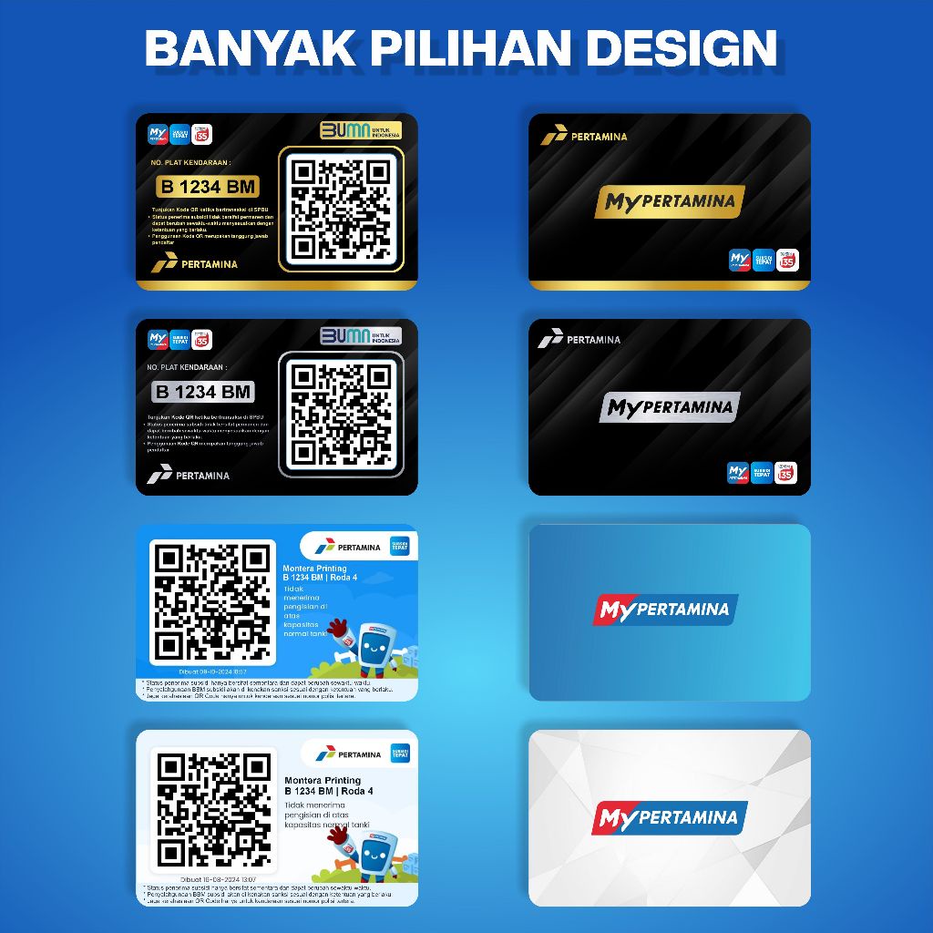 

Promo Kartu My Pertamina Bahan Pvc Card Tebal Sehari Jadi
