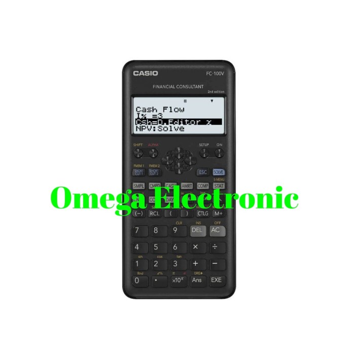 

Casio FC 100V - Financial Calculator TERLARIS/TERMURAH/TERPOPULER